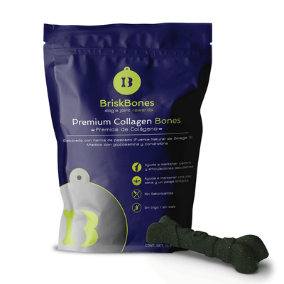 Bolsa de huesos masticables de colágeno